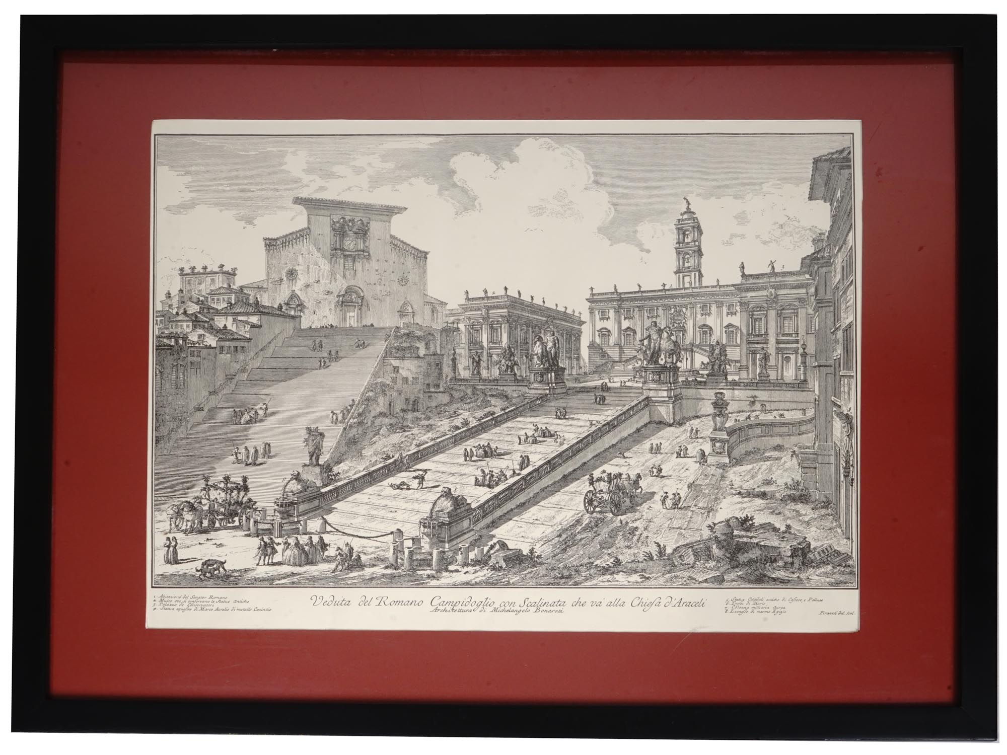 ITALIAN ETCHING ROME AFTER GIAMBATTISTA PIRANESI PIC-0